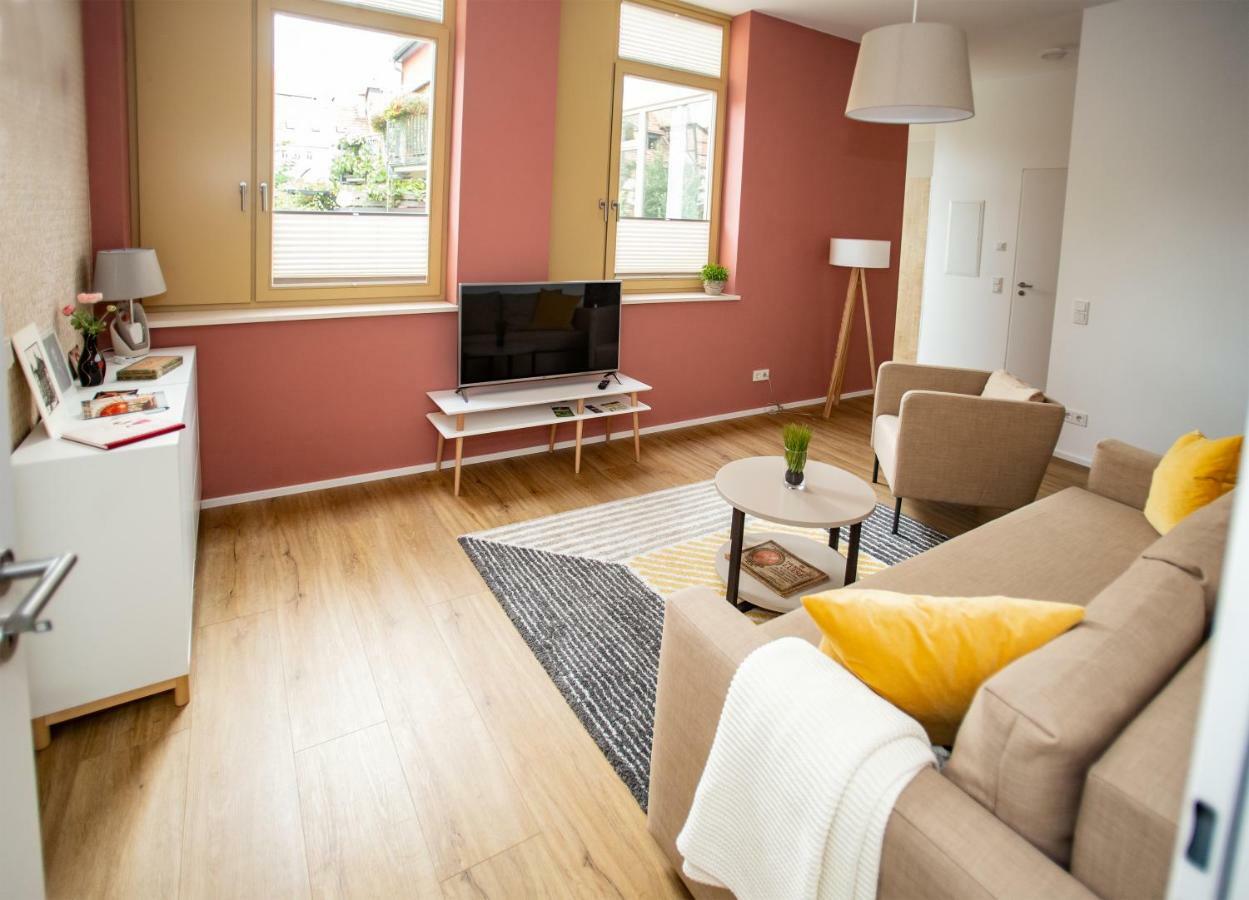 Eckhof Domizil - Grosszuegige Ferienwohnung Mit Kleinem Garten In Der Altstadt Von โกทา ภายนอก รูปภาพ