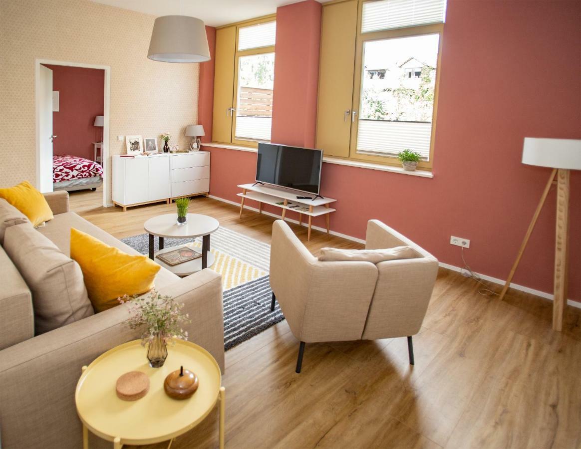 Eckhof Domizil - Grosszuegige Ferienwohnung Mit Kleinem Garten In Der Altstadt Von โกทา ภายนอก รูปภาพ